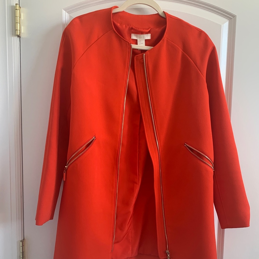 Beautiful Red Orange Spring/Formal Jacket!!